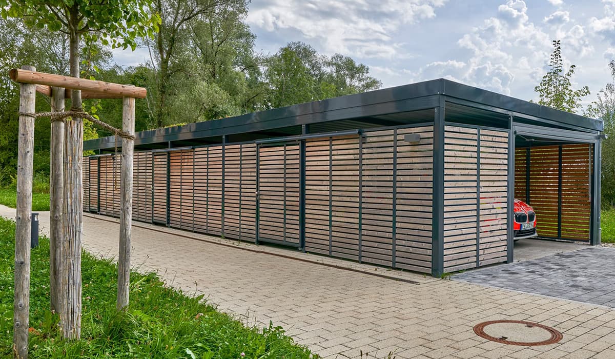 <h5>Carport Reihenanlage</h5>