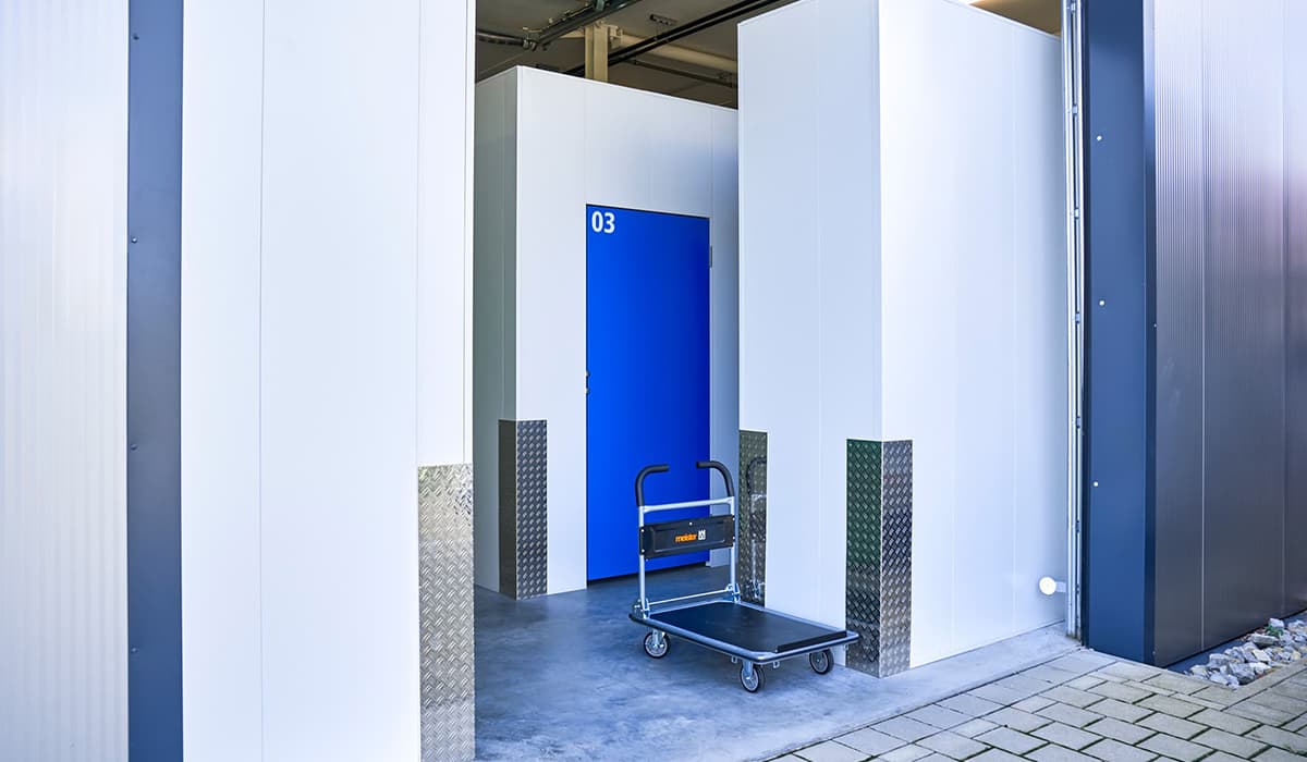 Self Storage himmelblau 