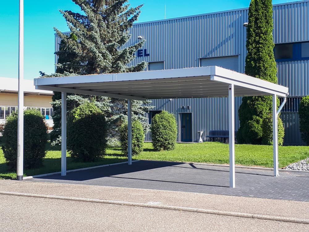 <h5>Standaard dubbele carport met poedercoating</h5>